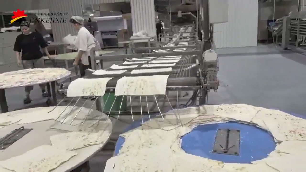 9000PCS/H 6-15inch Customized Armenian Lavash Flatbread Bread Machine Production Line