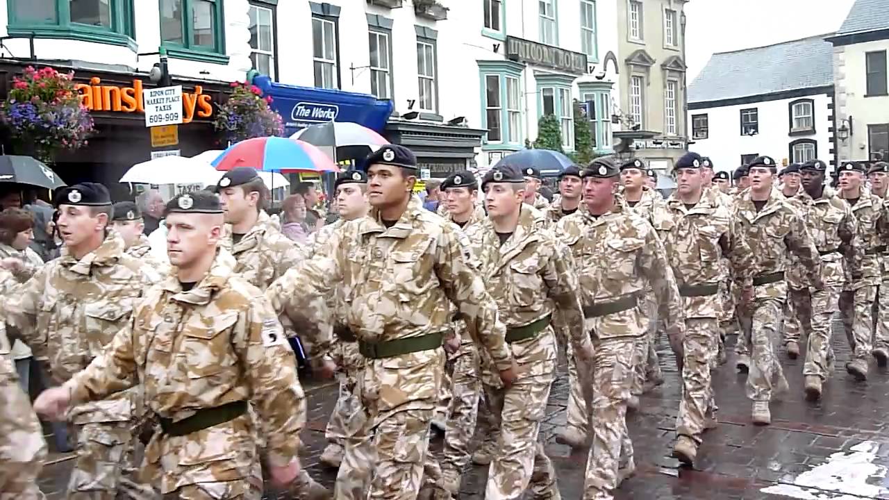 21 Engr Regiment Parade, Ripon uk
