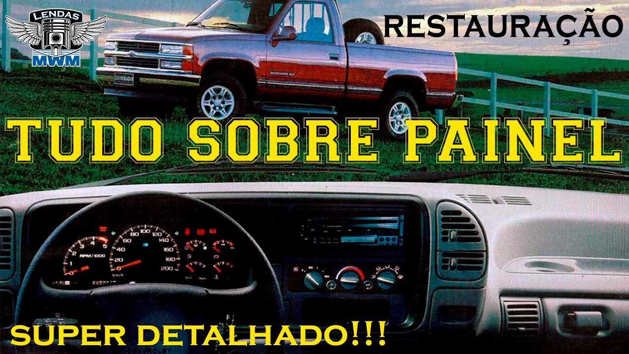COMO DESMONTAR PAINEL DE SILVERADO E RESTAURAR (SUPER DETALHADO)