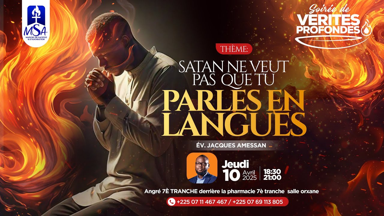SATAN NE VEUT PAS QUE TU PARLES EN LANGUE (1)