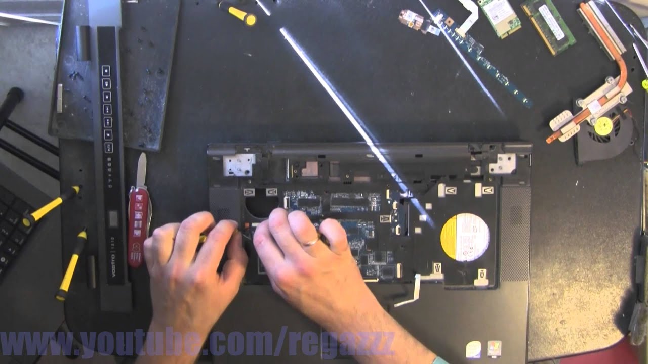 DELL VOSTRO 1510 take apart, disassembly, how-to video (nothing left) HD