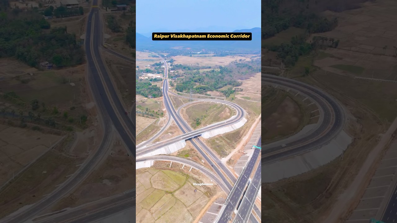 Raipur-Visakhapatnam expressway#vizag #highway #road #raipur #vizianagaram #visakhaptnam #srikakulam