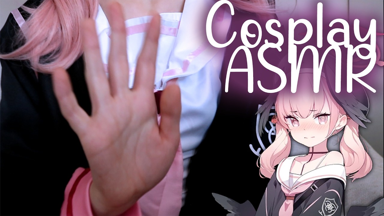 【ASMR】Koharu's Mesmerizing Hand Movements and Whispers ♥ Cosplay Blue Archive ASMR