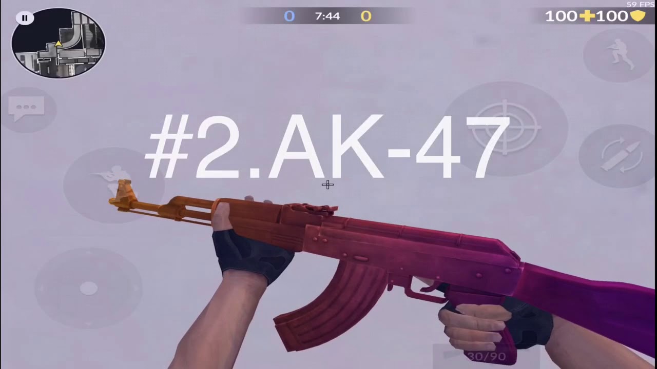 Forward Assult VS Critical Ops Guns (Part.1)