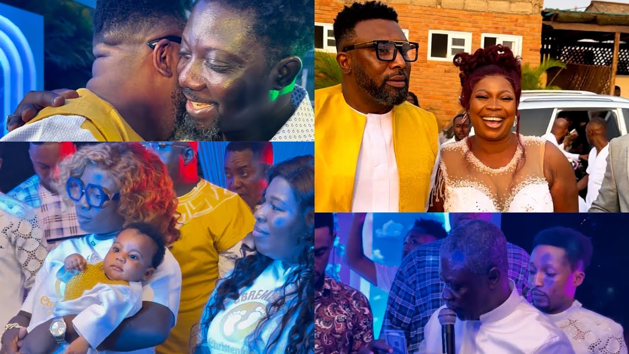 Naana Brown Shows Son's Face at Lavish Naming Ceremony, Sofo kyiri  Abosom Gifts $300 To Baby Boy