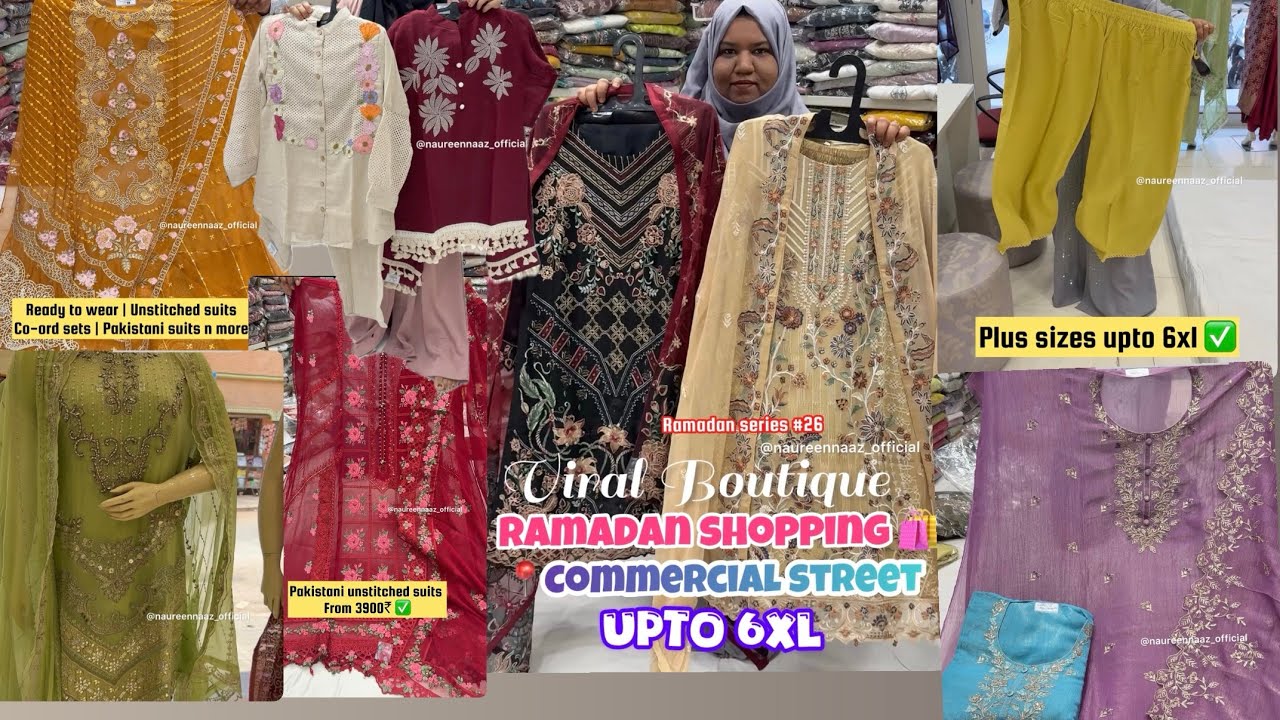 Plus size Eid dresses in Commercial Street Bangalore 