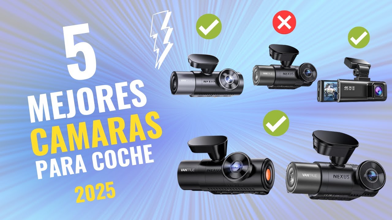 ¡NO COMPRES UNA CÁMARA SIN VER ESTO! 😱 Las 5 Mejores Cámaras de Vigilancia para Coche de 2025 🚗🔥