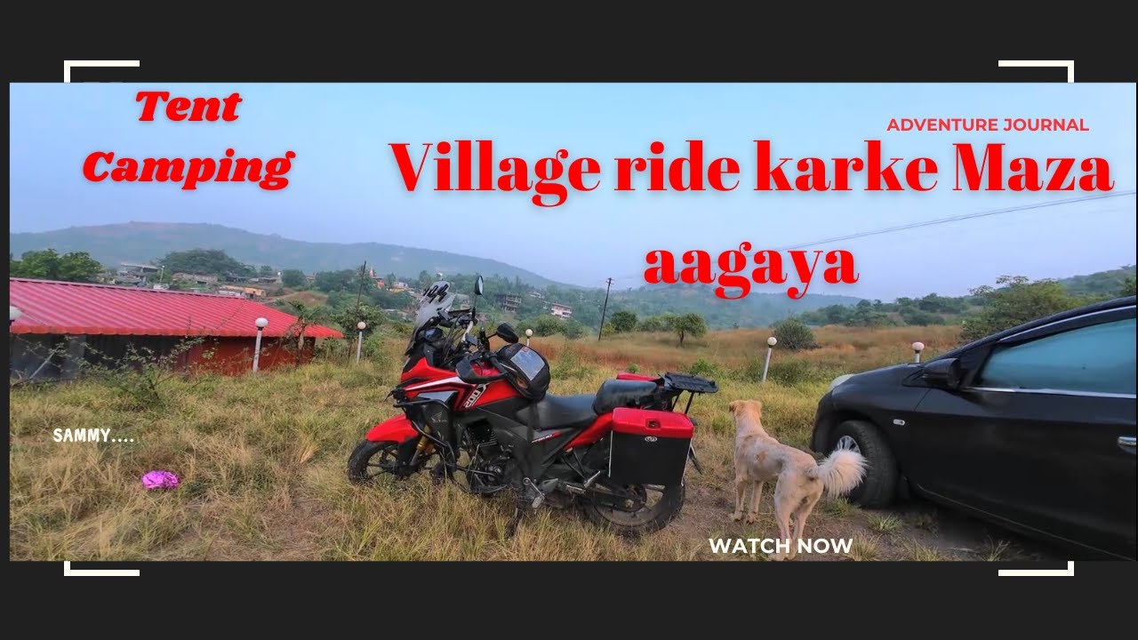 Pawna Lake Camping aur Village cb200x ride kar ke maza aagaya..