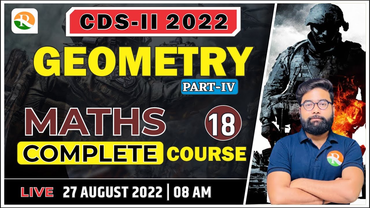 CDS Maths Classes | Geometry for CDS | CDS Crash Course| CDS 30 Days Crash Course
