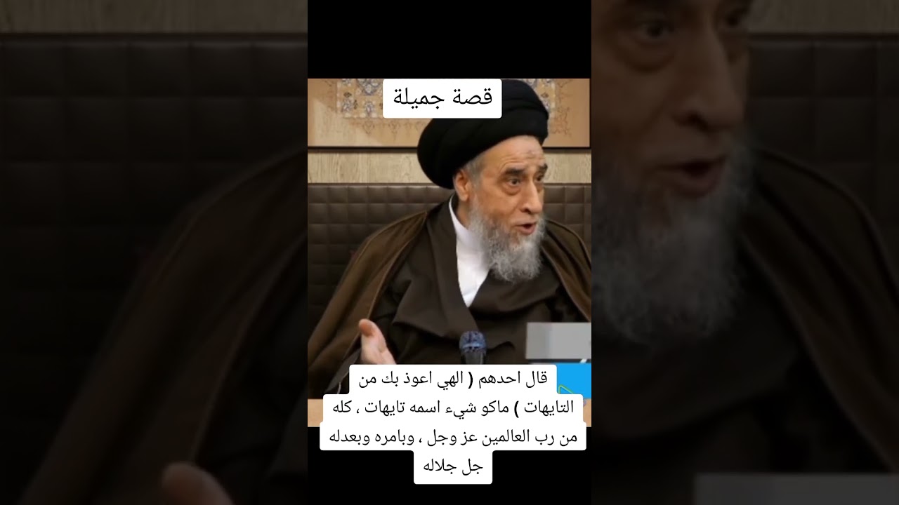 قصة جميلة ، المقالة الشائعة ( اعوذ بالله من التايهات ) اية الله العلامة صباح شبر