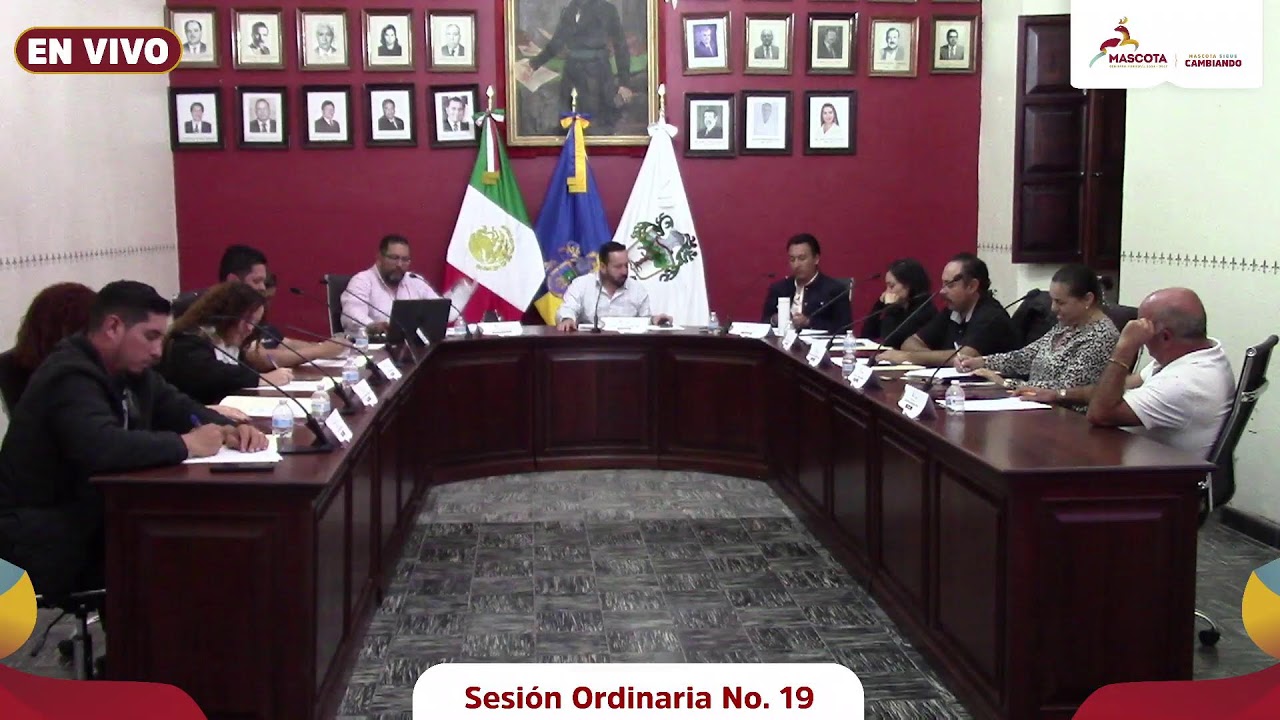 Sesión Ordinaria número 19 del H. Ayuntamiento de Mascota, Jalisco,