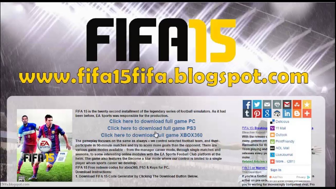 FIFA 15 Crack 3DM working funcionando