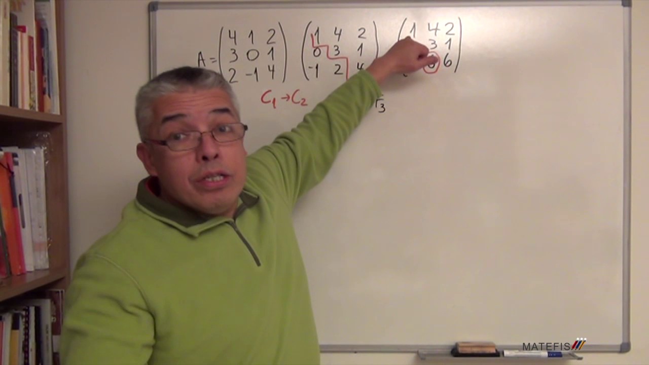 C&aacute;lculo del determinante de orden 3