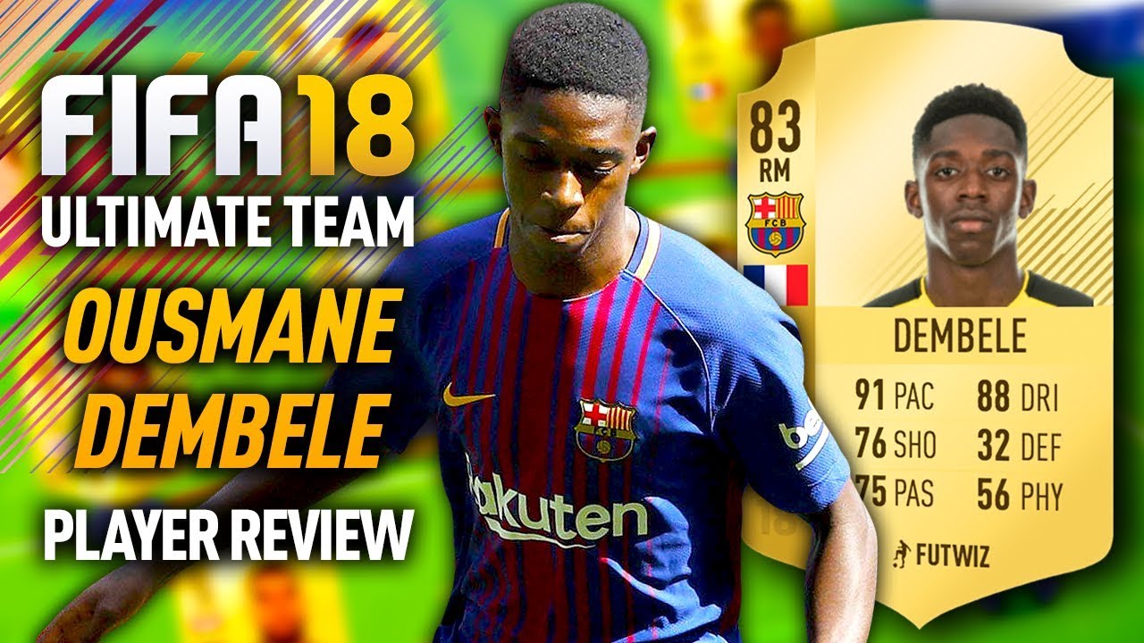 FIFA 18 OUSMANE DEMBELE (83) PLAYER REVIEW! FIFA 18 ULTIMATE TEAM!