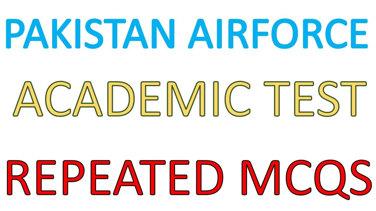 Paf airman jobs test preparation 2023 |  Paf test mcqs 2023 | Academic test mcqs | #paf #pafmcqs