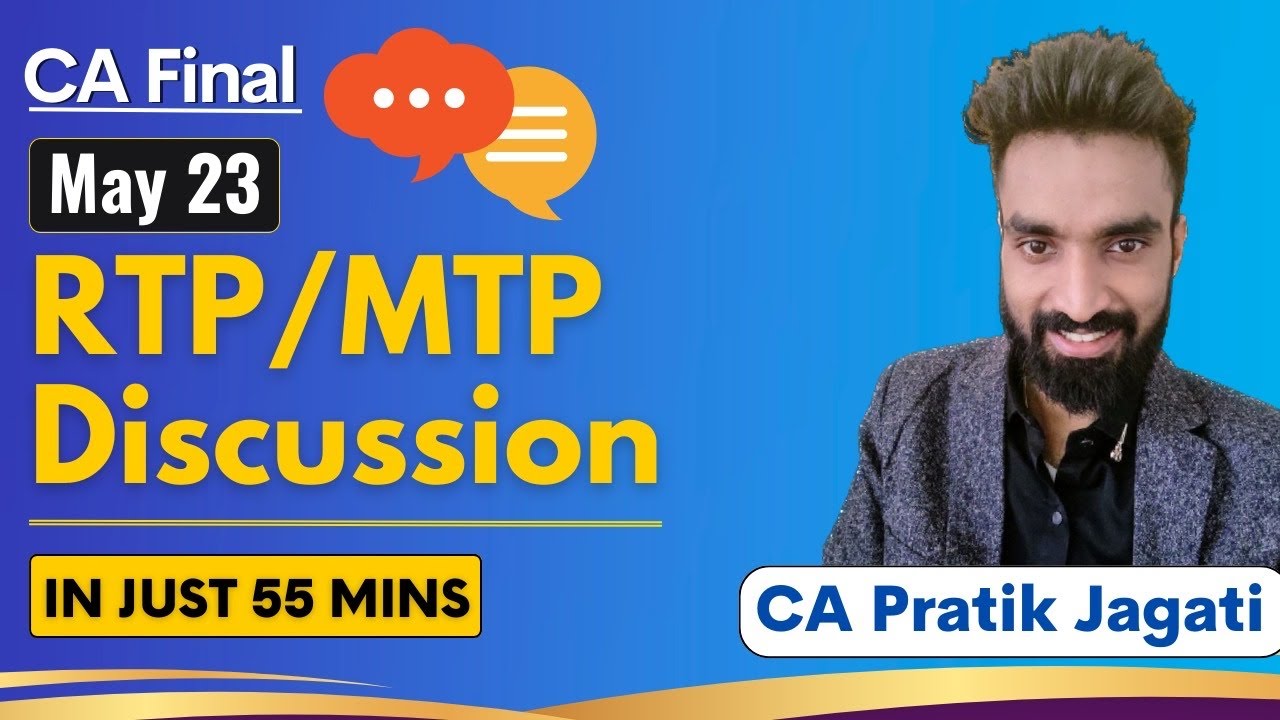 SFM RTP MTP Discussion - May 2023 All Imp Questions | Pratik Jagati