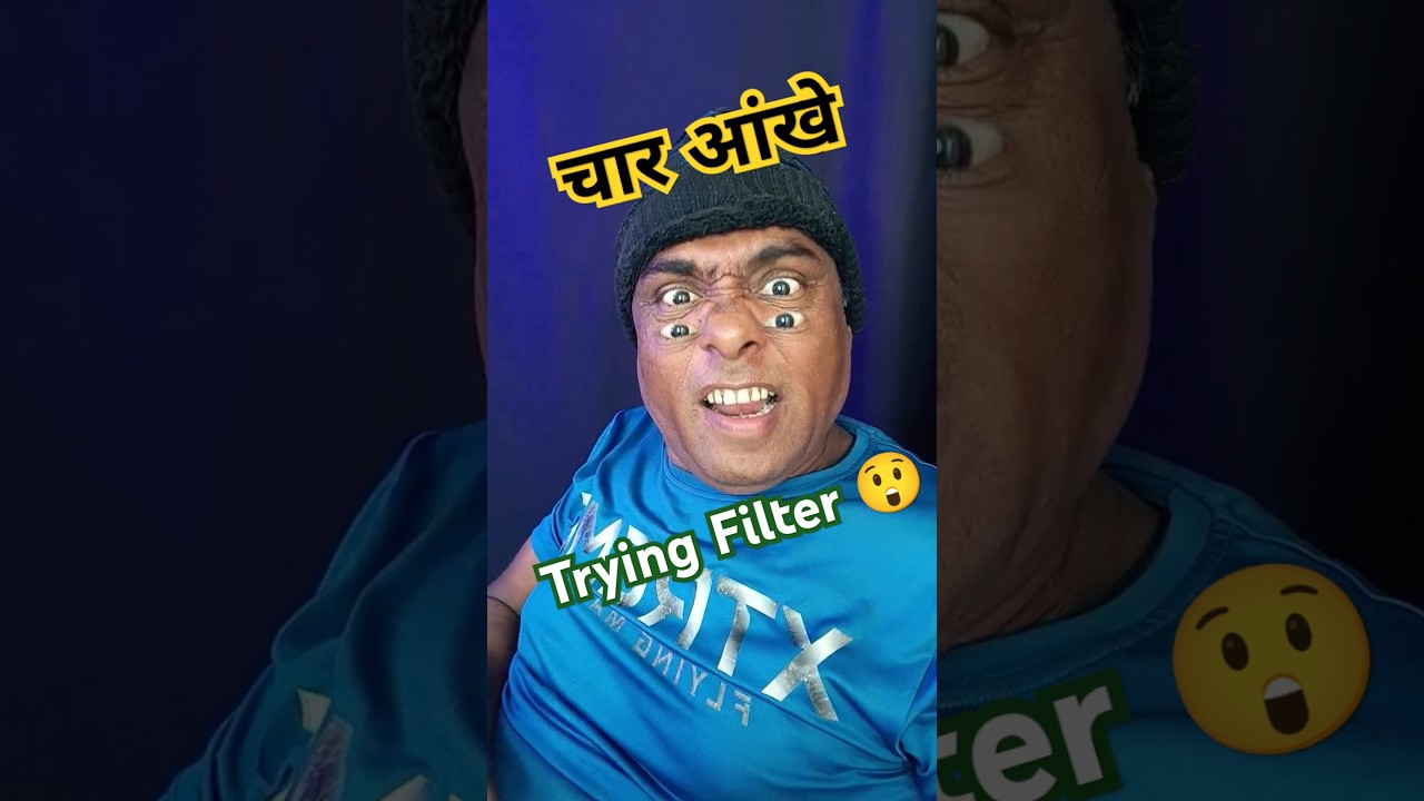 चार आंखे 4 Eyes 👀 Trying Filter 😲 