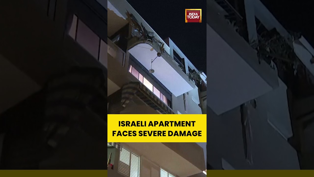Iran Strike Hits Apartment in Ramat Gan, Central Israel | #israel #iranstrike #damage #wreckage