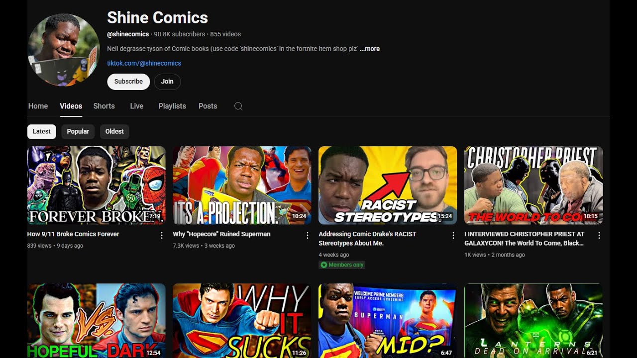 Shine Comics is fake