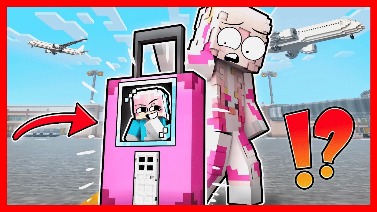 ATUN PRANK MASUK KEDALAM KOPER MOMON SAAT BEPERGIAN !! Feat @MOMON Minecraft