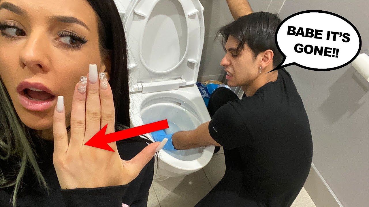 I LOST MY WEDDING RING IN THE TOILET! *PRANK*