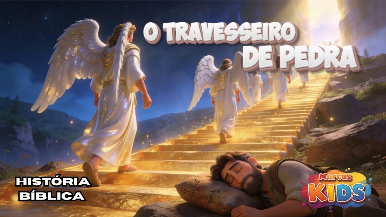 O TRAVESSEIRO DE PEDRA | HISTÓRIA BÍBLICA INFANTIL