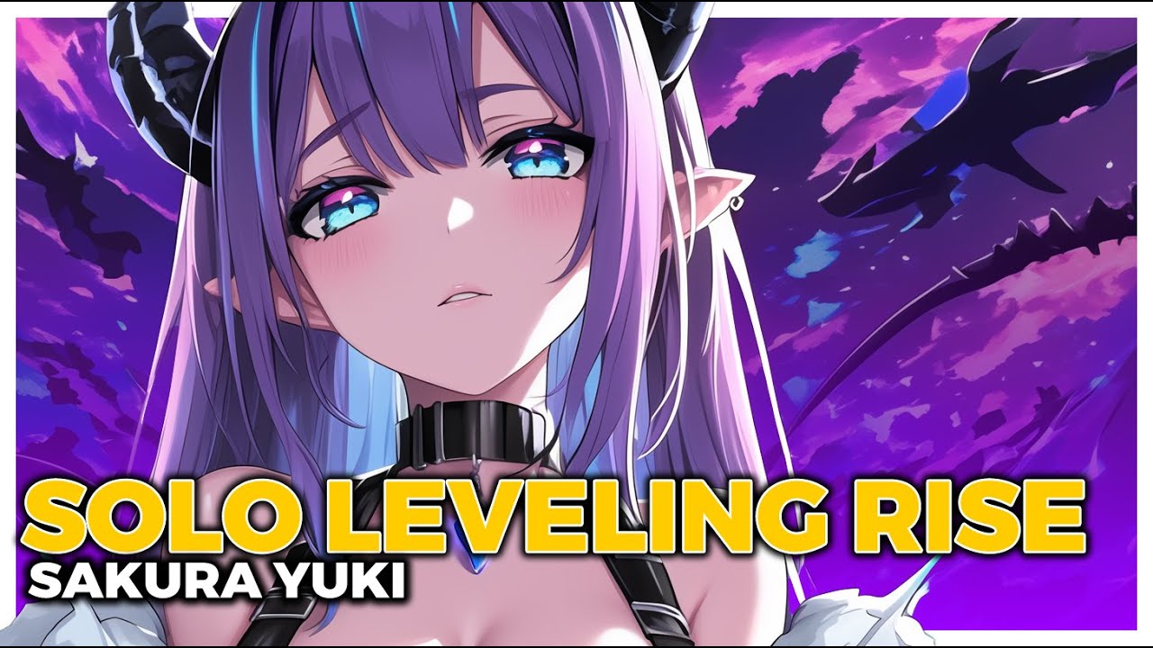 Nightcore - Rise | Solo Leveling (Lyric Video) (Sakura Yuki)