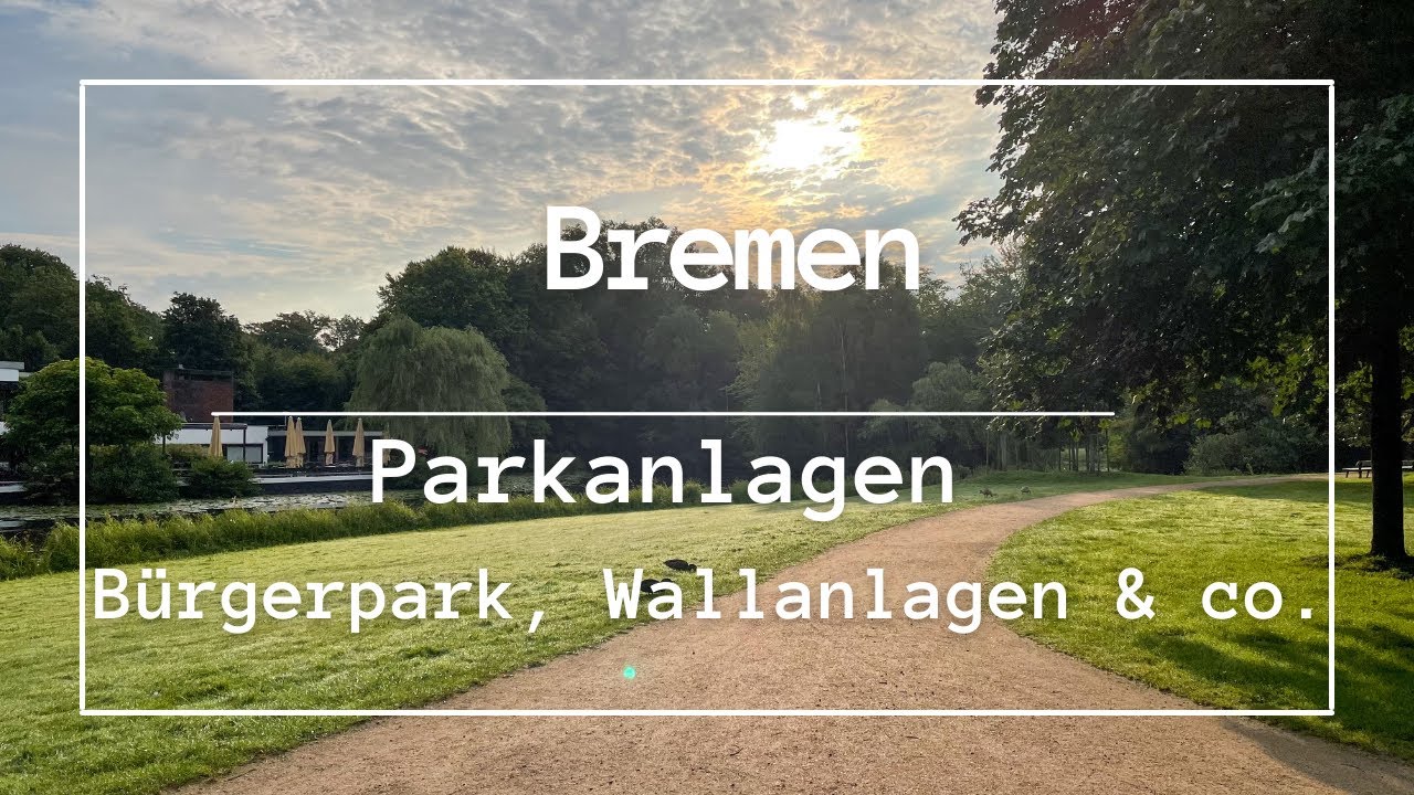 Bremen Bürgerpark Wallanlagen Unisee / Beautiful places in Bremen for walking running biking / Natur