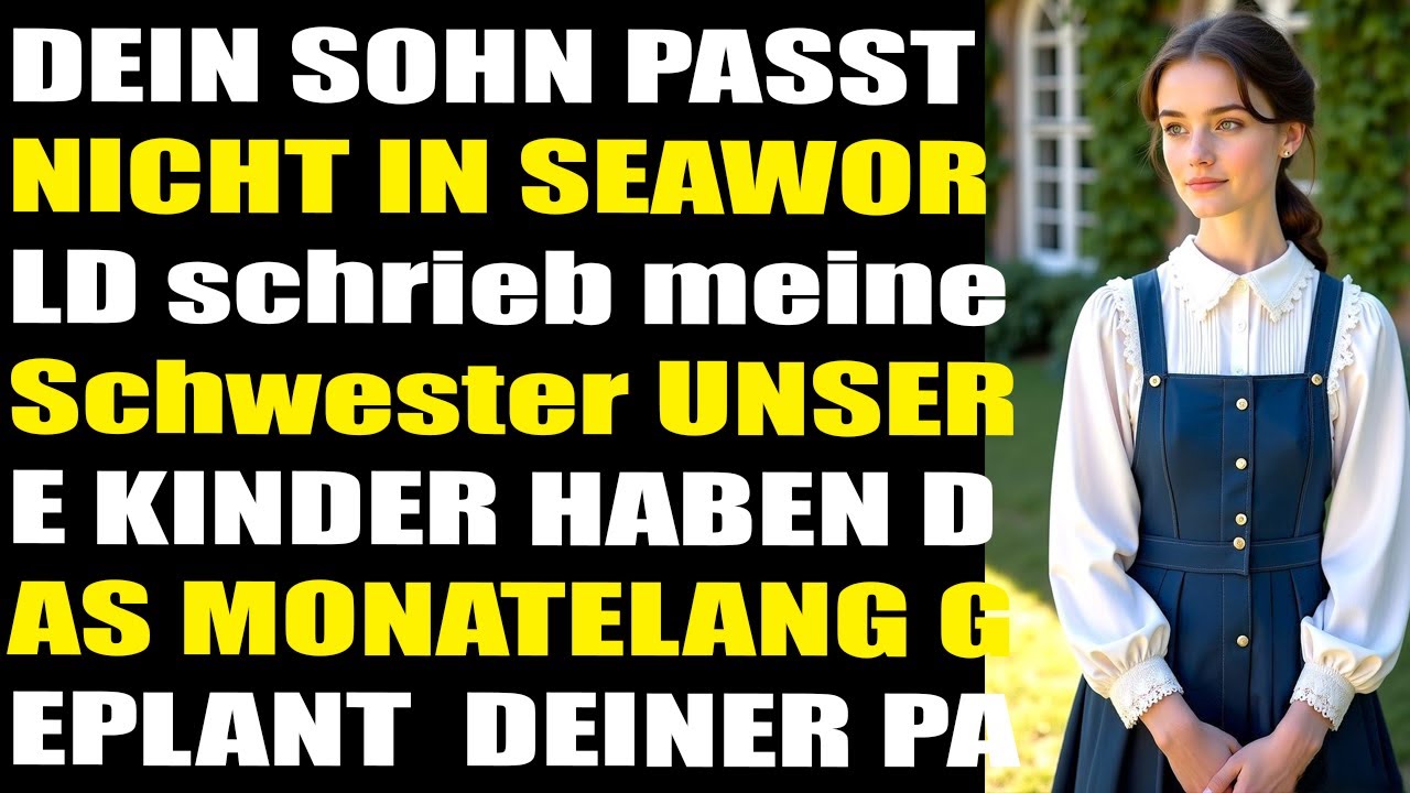 Meine Schwester schrieb Dein Sohn passt nicht zu SeaWorld  unsere Kinder planten das monatelang...