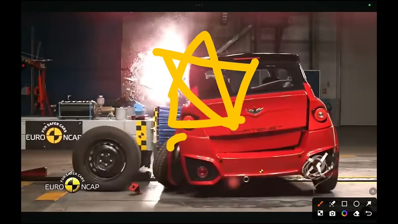 Mini car crash test+more