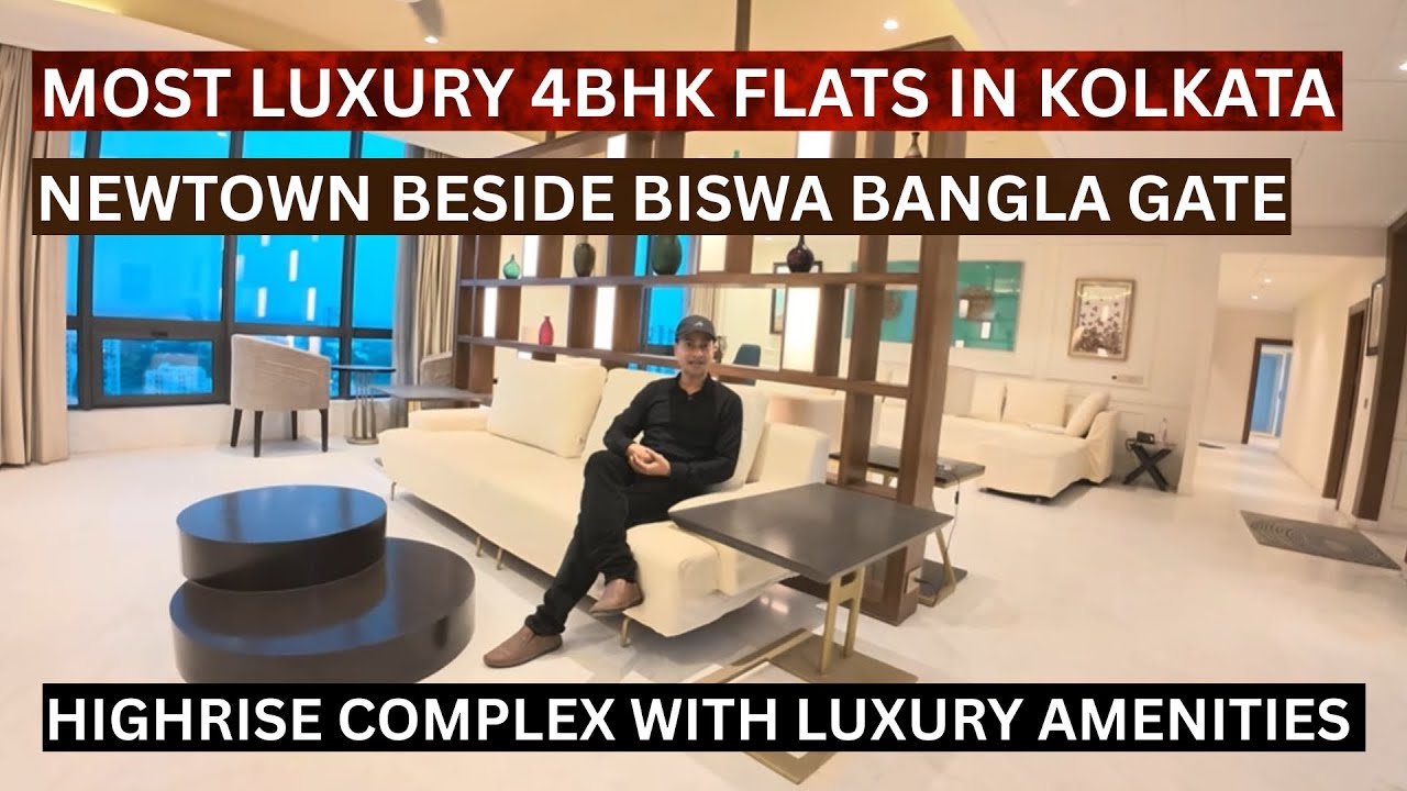 Luxury 4Bhk Flats In Kolkata Newtown | Tallest Towers In Newtown | Biswa Bangla Gate📞8100293325