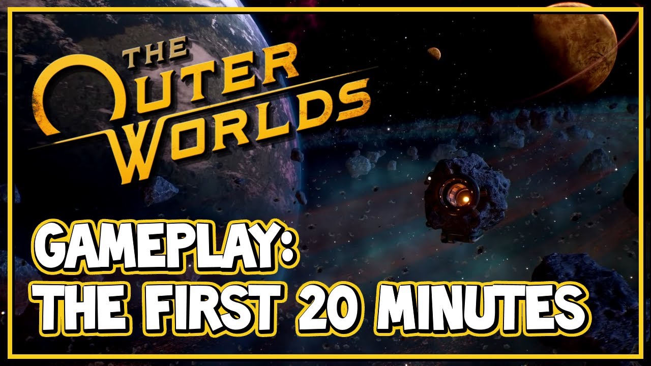 The Outer Worlds Gameplay - The First 20 Minutes | Intro | Beginning | No Commentary