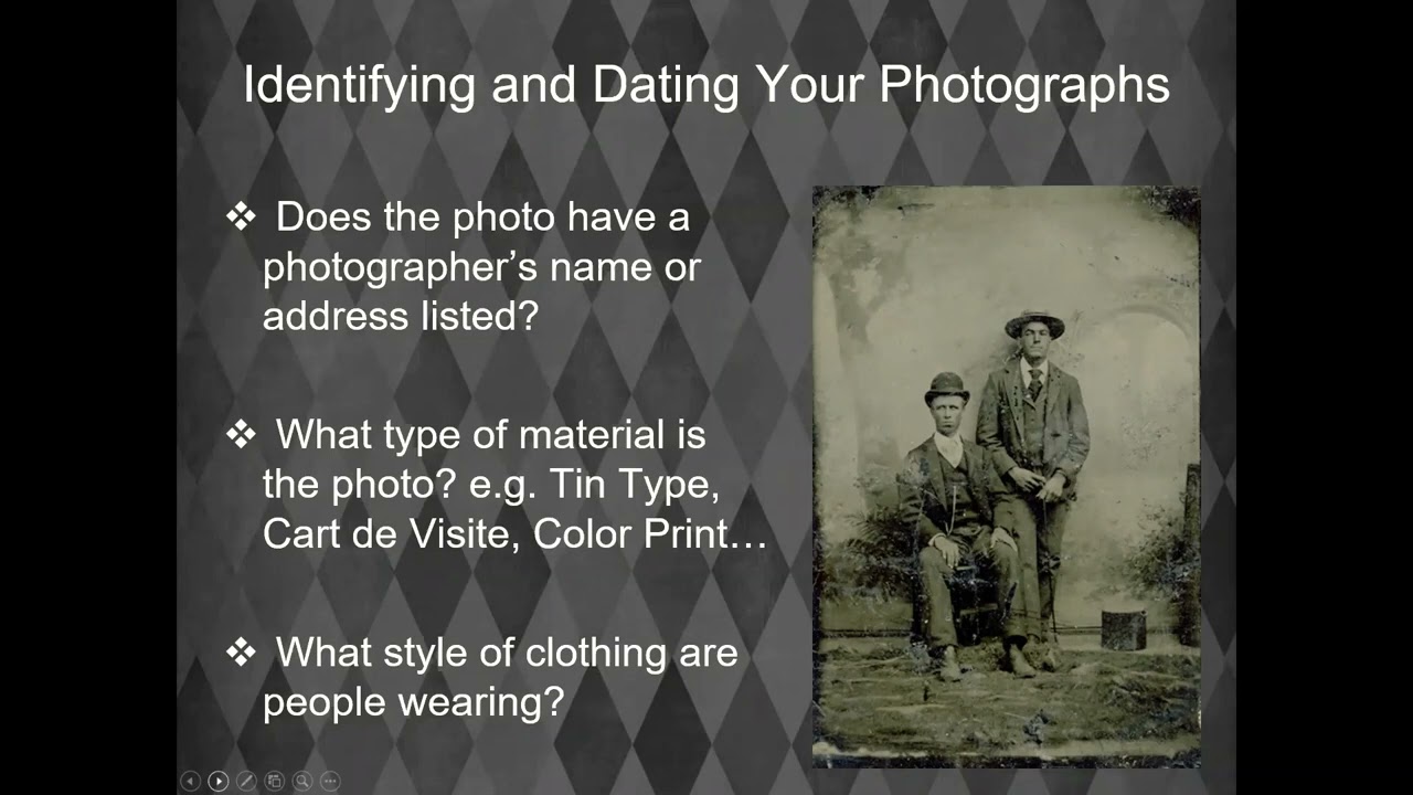Identifying and Interpreting Historic Photos