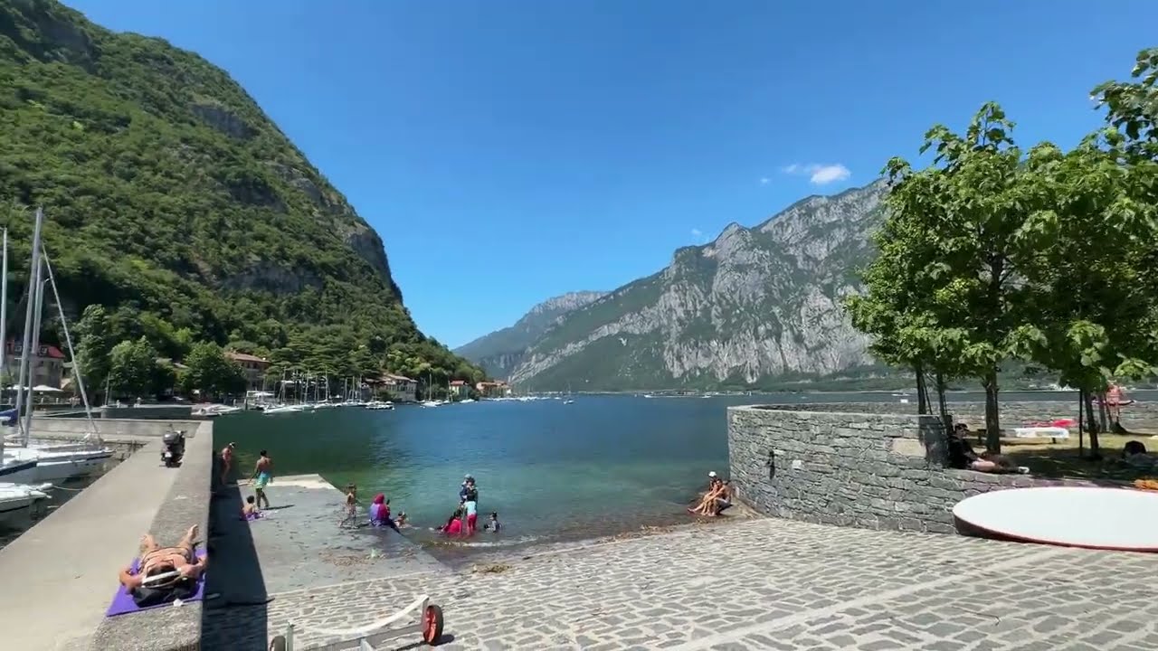Stay. Lake Como Italy, boat rides across calm Lake Como waters. Sun basking #LakeComo #ItalyDream