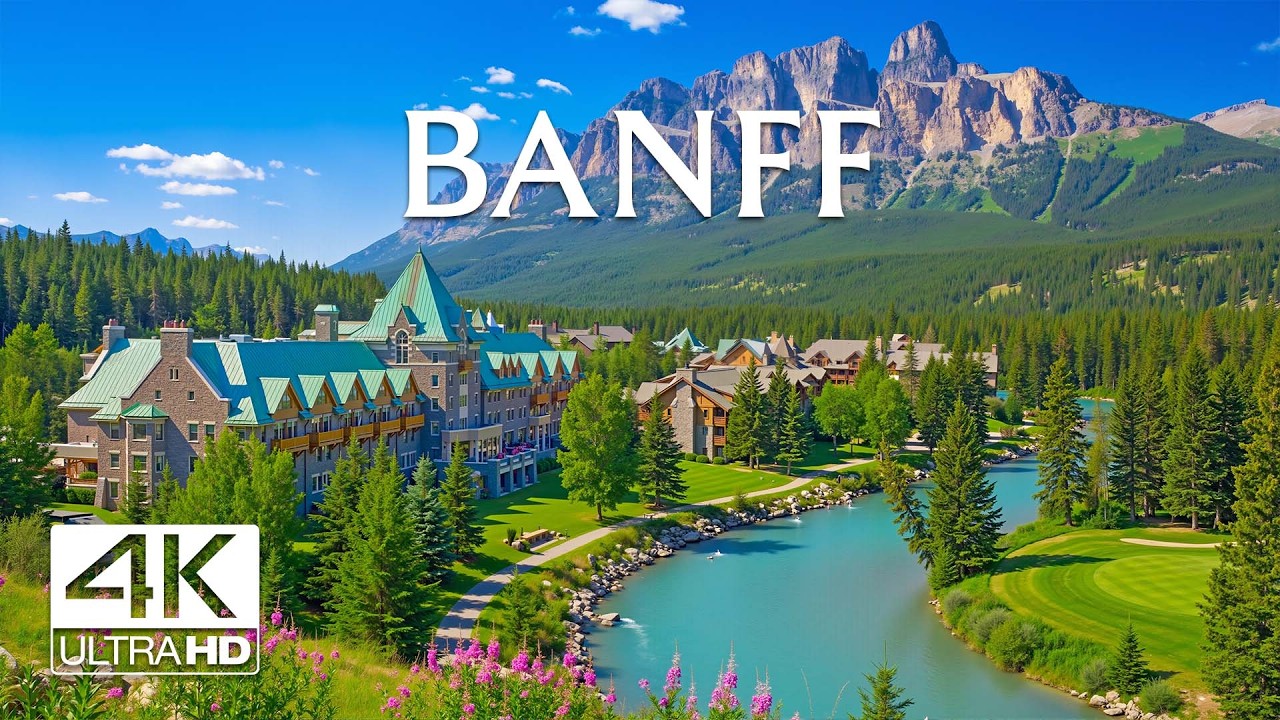 Banff 4K | Untouched Beauty of Nature – Turquoise Lakes, Majestic Peaks & Silent Alpine Valleys