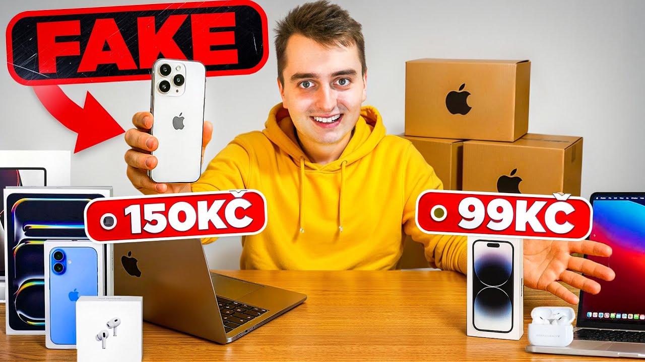 Koupil Jsem VŠECHNY FALEŠNÉ Apple Produkty! 🍏💀 (a tohle mi přišlo...)