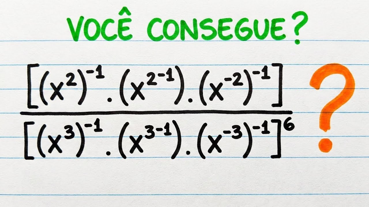 Fração com Potência no Numerador e Denominador