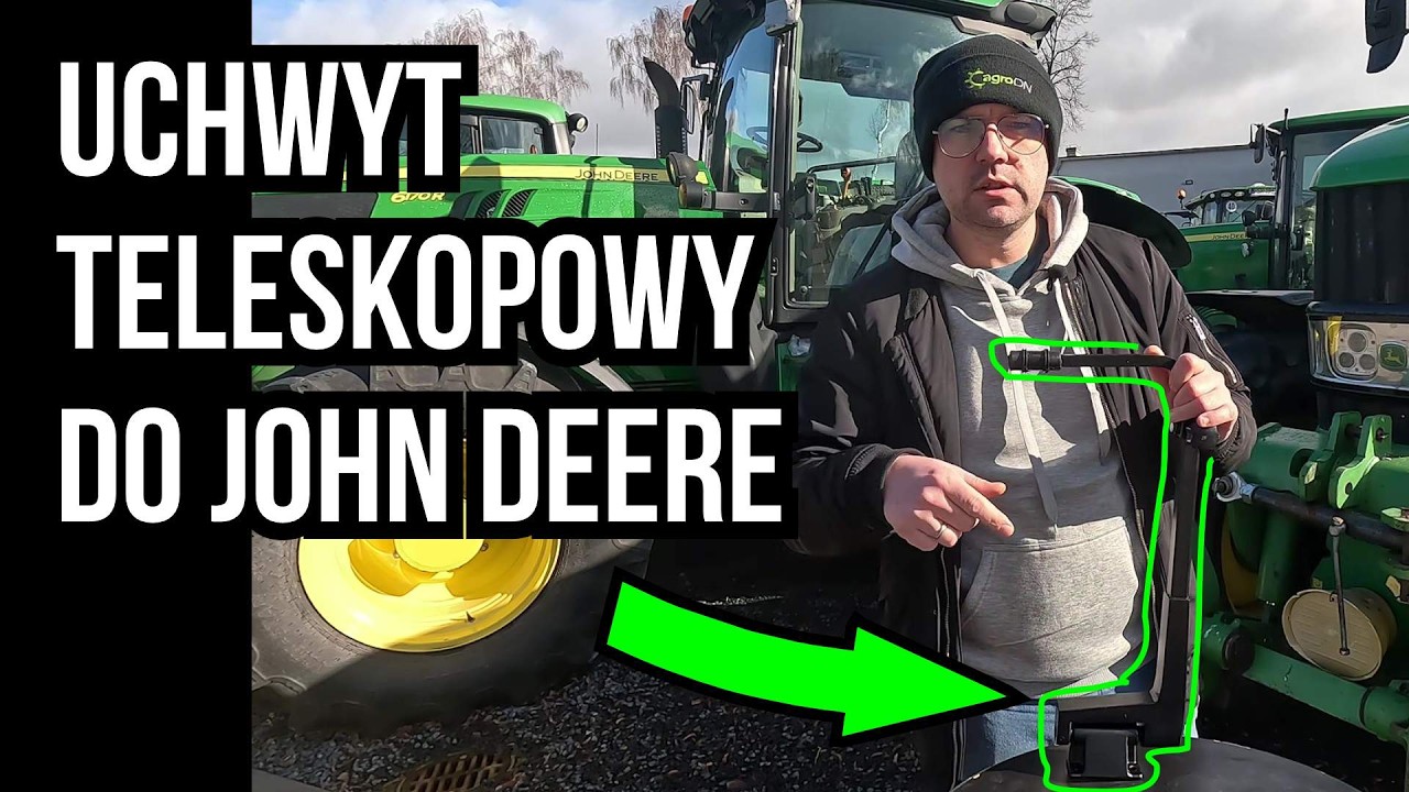 Zamiennik uchwytu teleskopowego lusterka do John Deere – NIE RYZYKUJ z tanimi podróbkami! 🧑‍🔧