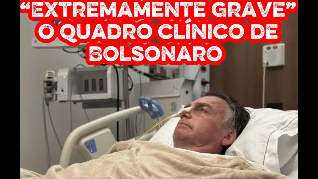 Quadro clínico de Bolsonaro é “extremamente grave”, diz médico. Itamar Vargas está ao vivo!