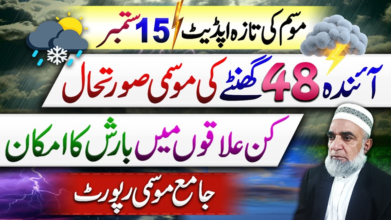 Weather Forecast for Next 48 hours in Pakistan || Crop Reformer