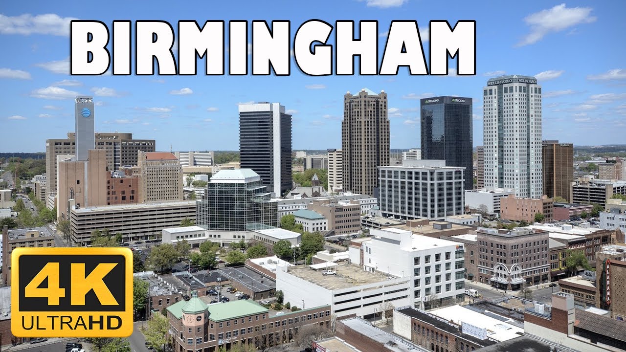 Birmingham, Alabama, USA 🇺🇸 | 4K Drone Footage