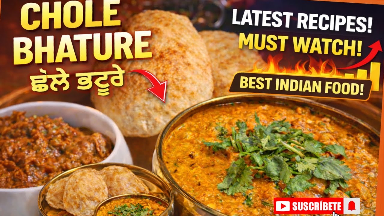 Halwai Style Chole Bhature | ਘਰ ਵਿੱਚ ਹੀ ਮਾਰਕੀਟ ਵਰਗਾ ਸਵਾਦ 
