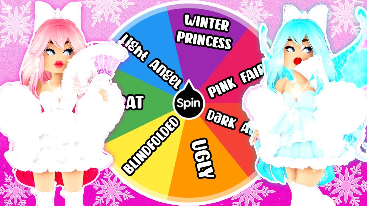 MYSTERY WHEEL CONTROLS WHAT WE WEAR TO THE PAGEANT... Royale High
