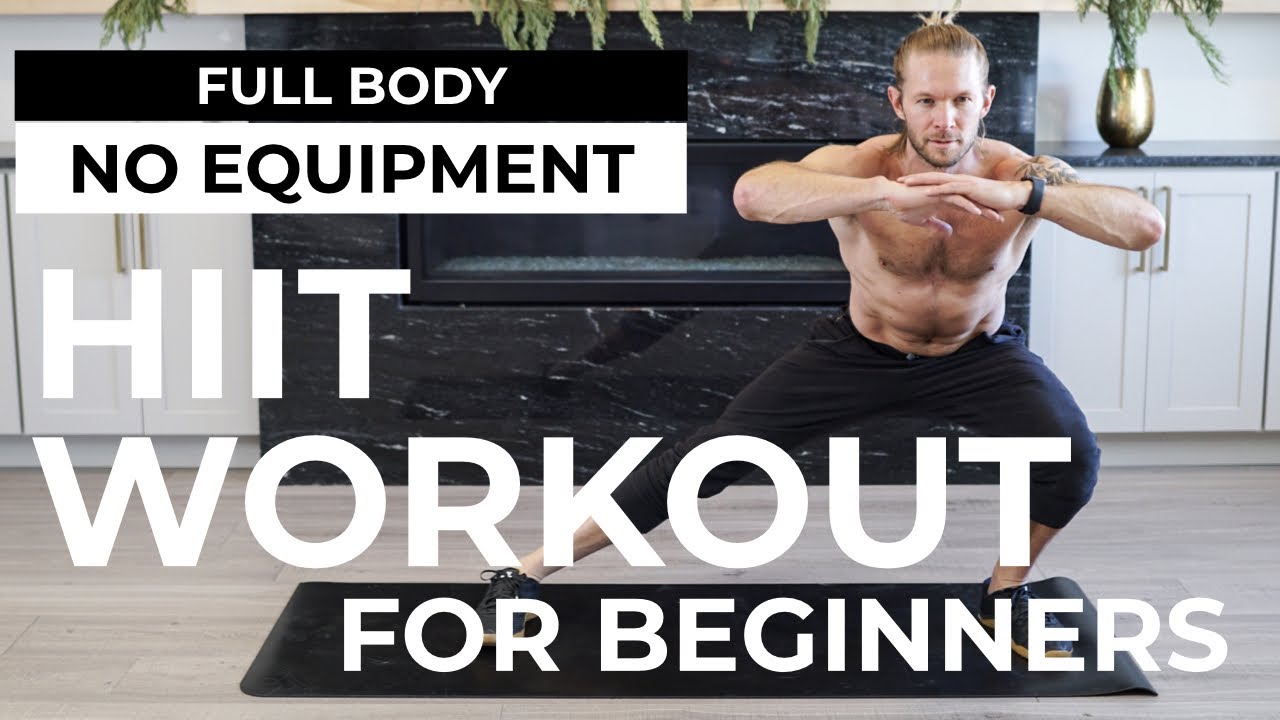 20 Min Beginner HIIT Workout | Full Body, No Equipment