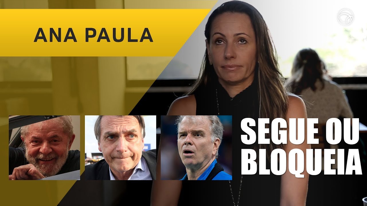 ANA PAULA DO VÔLEI DIZ QUEM ELA "SEGUE OU BLOQUEIA"