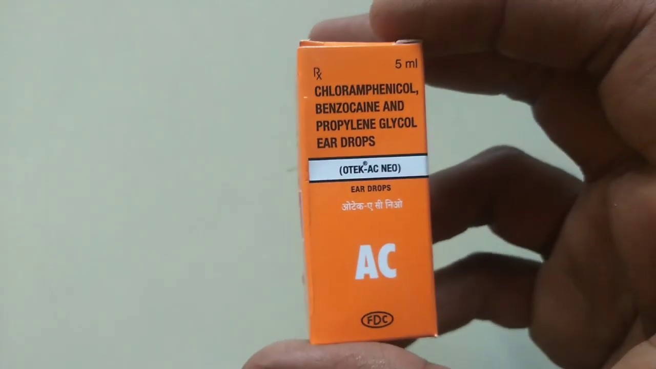 otek ac neo ear drops uses | price | composition | dose | side effects | precautions | in hindi