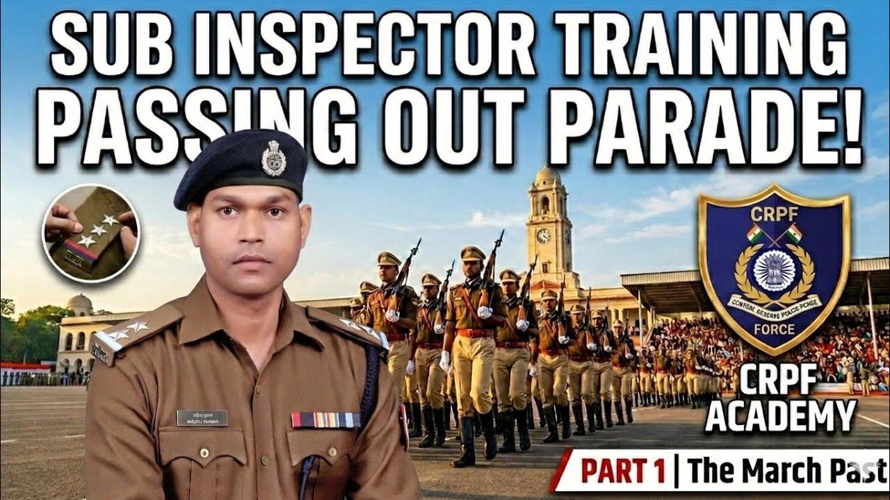 Earned the Stars: Sub Inspector Passing Out Parade Part 1