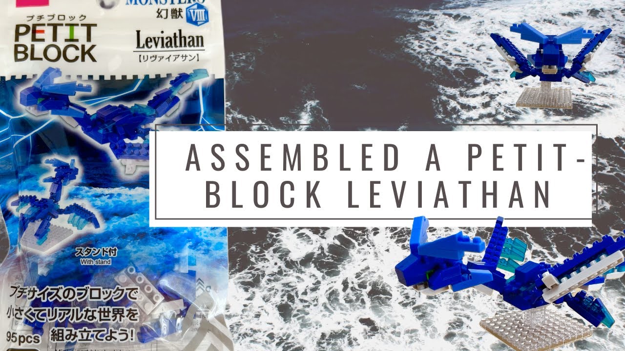 [PETIT BLOCK] Assemble petite blocks of Daiso Leviathan.
