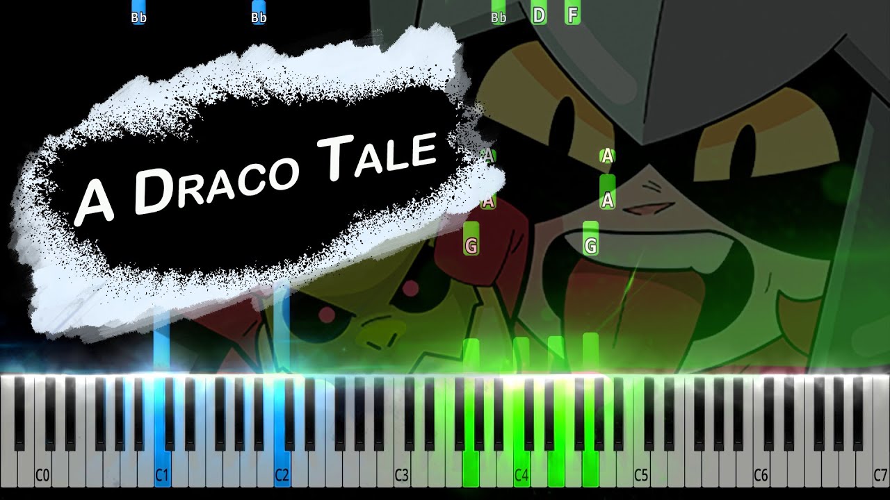 BRAWL STARS x DRAGONFORCE: A Draco Tale Piano Tutorial