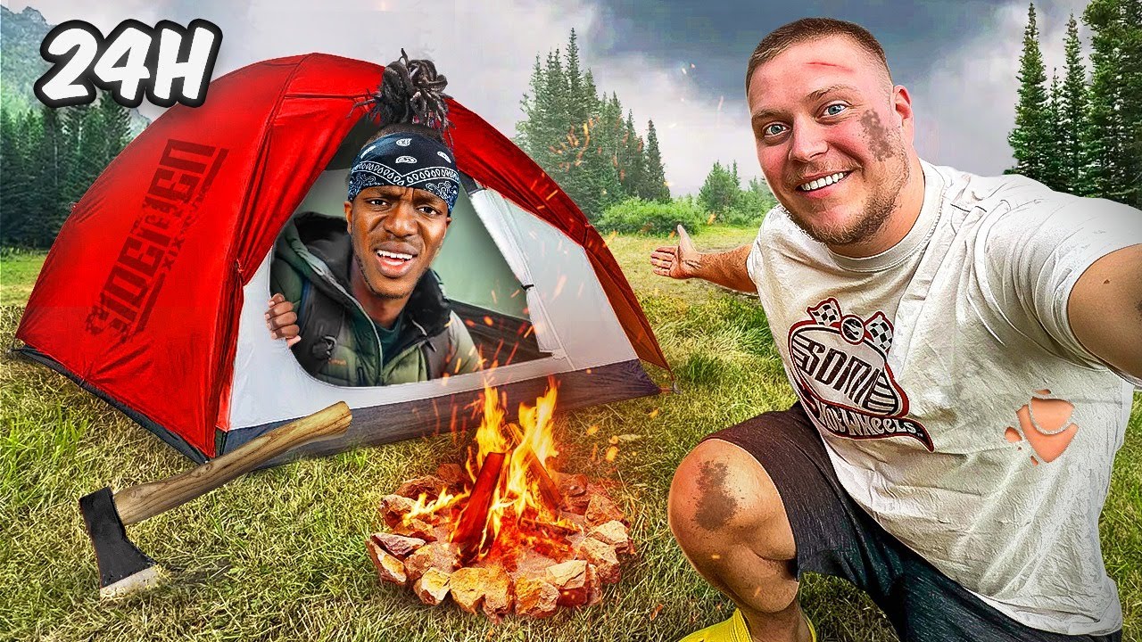 24 Hours in the Forest with the Sidemen!